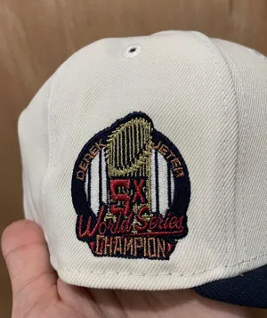 Myfitteds New York Yankees Derek jeter 5x world champion size 7 1/4 59fifty brand new thumbnail 5