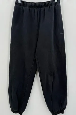 Aritzia‎ TNA Women's Black Sweatfleece Cozy Fleece Pants Size XS thumbnail 1