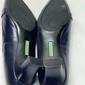 Easy Spirit Leather Slip On Heel‎ Women 8.5 Dark Purle Business Timeless Comfort thumbnail 9