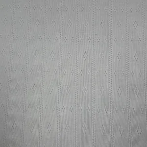 Well Worn T-Shirt Womens L White Crew Neck Long Sleeve Pointelle Knit Top thumbnail 6