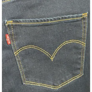 Levi's 721 Jeans Women's‎ size 29 High Rise Skinny Dark Wash Blue Denim thumbnail 5