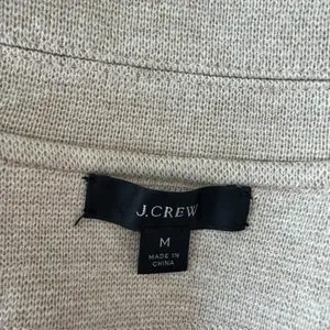 J.Crew - Sophie Open Front Sweater Blazer Beige Sz M thumbnail 6
