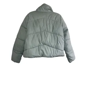 ✨Maralyn & Me Juniors' Cropped Puffer Teal Sz XL Coat✨ thumbnail 4
