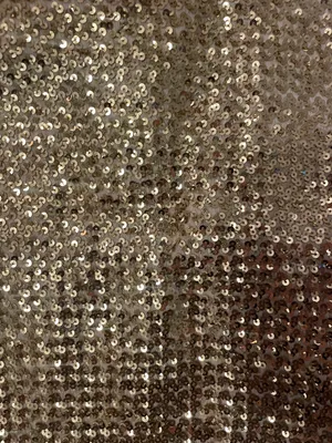 Gold Sequin Mini Skirt Size M thumbnail 3