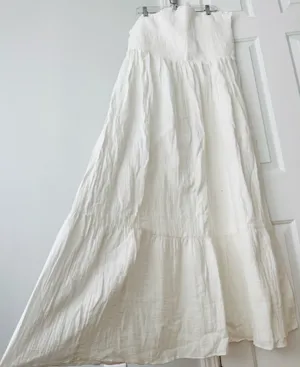 Anthropologie The Marisol Smocked Gauze Maxi Dress, Size XL thumbnail 7