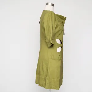CULT GAIA - Alexandra Linen Blend‎ Cutout Sheath Dress thumbnail 9