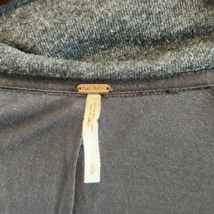 Free People Lined French Terry Long Anorak Peacoat Jacket/Pullover Cardigan, S thumbnail 9