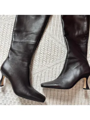 Tony Bianco Fantasy Knee High Boot in Chocolate Napa thumbnail 4