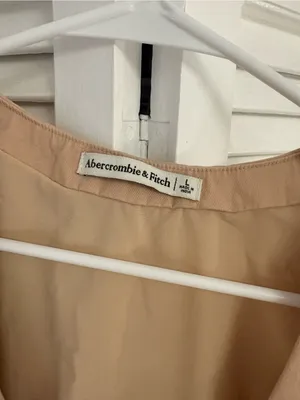 Abercrombie & Fitch Tailored Vest Set Top Cream Size Large thumbnail 6