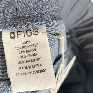 NEW Figs Tema Performance Wide Straight Leg Pants Size XXS thumbnail 9