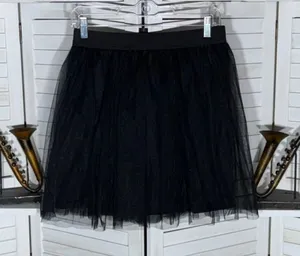 Spirit Halloween black lace mini skirt witch costume whimsigoth black swan fairy thumbnail 1
