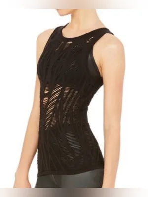 Alo Yoga Vixen Fitted Muscle Tank Top thumbnail 8