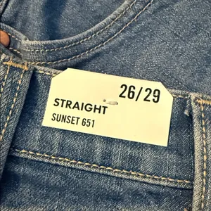 NWT Wrangler Baby Blue Sunset Classic Straight 651 Western Rodeo Denim Jeans thumbnail 5