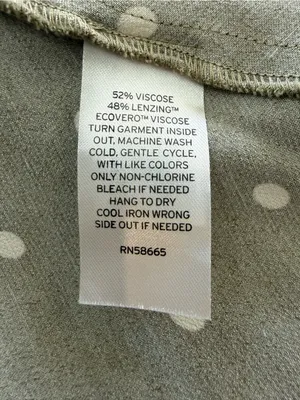 Nordstrom Satin Polka Dot Skirt Size Large thumbnail 4