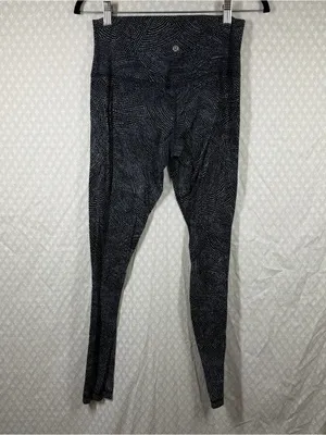 Lululemon Black White Free Spirit Align High Rise Leggings thumbnail 4