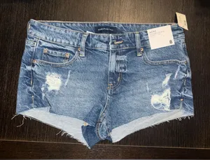 Aeropostale Blue Denim Shorts thumbnail 1