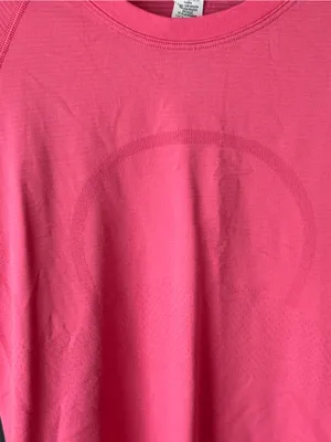 Lululemon Swiftly Tech Short Sleeve 2.0 Race Length Guava Pink short sleeve crop thumbnail 7