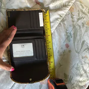 Coach Madison Python Print Wallet. thumbnail 4