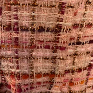 Tibi Tweed Pink Lined Skirt Size 6 Wool Linen Blend thumbnail 3