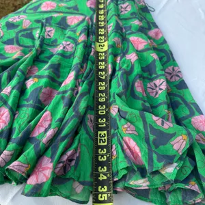 RHODE Casey Green and Pink Floral Dress thumbnail 11