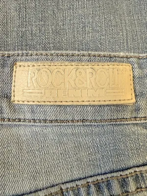 Western Cowgirl Bootcut Jeans Rock & Roll Light Wash Stretch 31x34 thumbnail 6