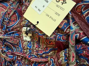Paani Paisley Print Maxi Dress Halter Tiered Boho Sundress Tie Small Women's NWT thumbnail 7