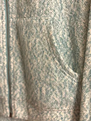 LL Bean Women’s Small Mottled Full Zip Fleece Cardigan Heathered Gorpcore Fitted thumbnail 7