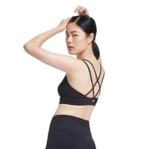 All In Motion Black Strappy‎ Low Support Sports Bra M thumbnail 2