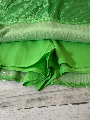 Show Me Your MuMu All Night Skort in Green Sequins Size XL thumbnail 8