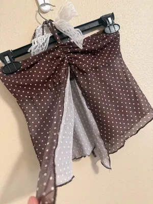 See you Monday halter tie top thumbnail 2