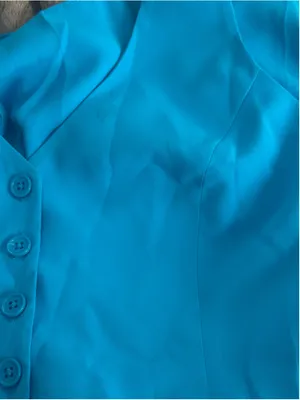 amanda uprichard Safari Blue Payton Skort Romper medium thumbnail 8