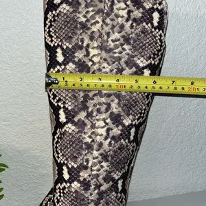 Gianni Bini Gray and Cream Over the Knee Boots thumbnail 7