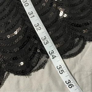 Lulu’s Star Dust Black Sequin Bodycon Dress Size XS thumbnail 10