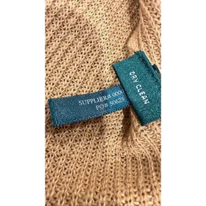 Lauren Ralph Lauren Yellow 100% Linen Knit Cardigan Sweater Women's Size M thumbnail 7