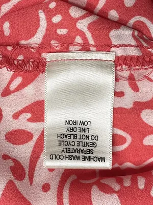Floral & Ivy Pink Paisley Sleeveless V-Neck Blouse Size XL thumbnail 5