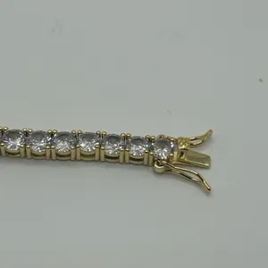 Kristalize Jewelry Moissanite Tennis Bracelet Gold 5mm 7 Inch Brand New VVS1 Crazy Shine No Pass thumbnail 5
