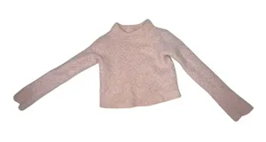 Lululemon Alpaca Wool Blend Cropped Crewneck Sweater Size S Pink thumbnail 1