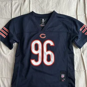 Kids Navy Blue NFL Bears Team Jersey thumbnail 1