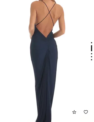 Lucy in the Sky Navy Blue Dress thumbnail 2