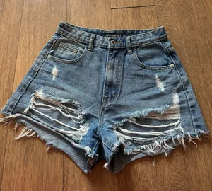 Pretty Little Thing Denim Jean Shorts thumbnail 1