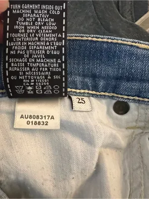 Y2K 7 for All Mankind Classic Mid Wash Women's Jeans Size 25 thumbnail 15