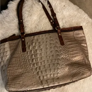 COPY - Brahmin Crocodile Embossed Tote Bag thumbnail 6