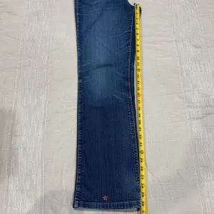 Wrangler Q-Baby 32x30 Ultimate Riding Jeans‎ Dark Wash Bootcut Star Detail 9/10 thumbnail 11