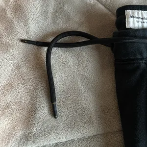 Abercrombie and Fitch black joggers thumbnail 3