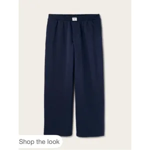 Parke x Target high rise wide leg cotton sweatpants in Navy Blue Size Small NWT thumbnail 3