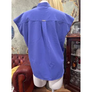 FIGS Rafaela Caspain Blue Mandarin Collar Scrub Top - XS thumbnail 5