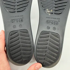 Crocs Brooklyn Slide Low Wedge Sandal Black Women 11 Platform Y2K Slip On Chunky thumbnail 9