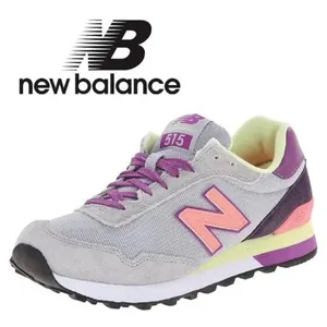 New Balance Women’s 9.5 B 515 Sneakers WL515MNF Gray Purple Casual Classic Shoes thumbnail 1