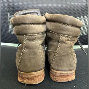 Steve Madden Womens Size 7.5M Brown Leather Zip Ankle Fashion Boots Bootie thumbnail 3