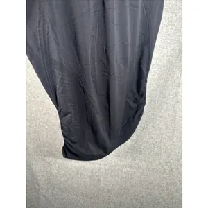 Athleta Medium‎ Top Speedlight Tee Womens Black Stretch Short Sleeve Maternity? thumbnail 8
